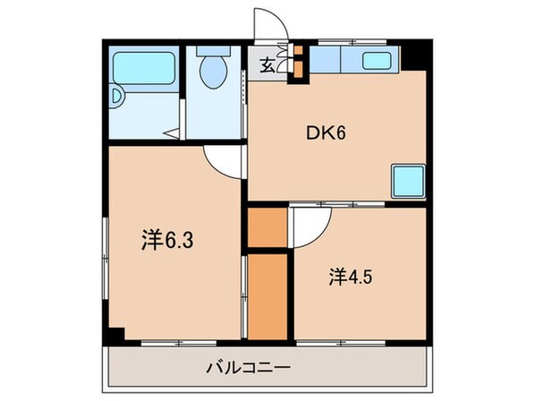 ぷれじでんとの物件間取画像